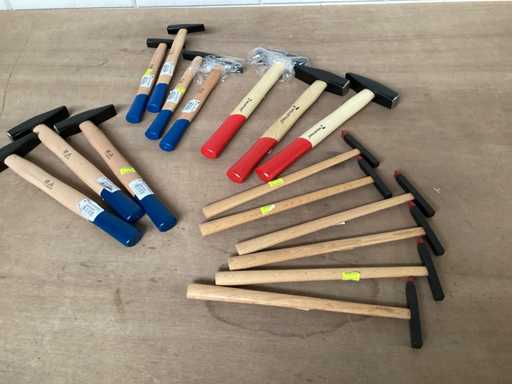 7Industries Mix lotto di martelli da banco (16x)