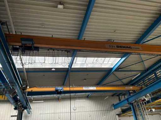 1990 DEMAG 3,2 T0 VERRICELLO A FUNE METALLICA PLV 168 Gru aerea