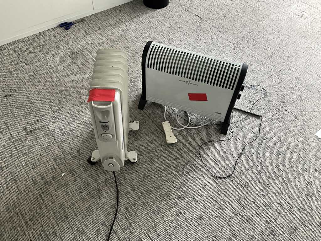 Electric Portable Heater Set (2x)