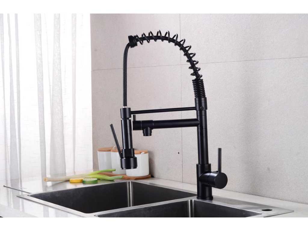 Kitchen faucet model 17015 Matt Black
