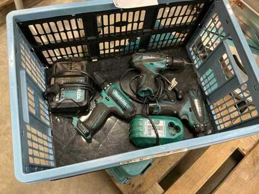 Makita Accu-schroefmachine (3x)