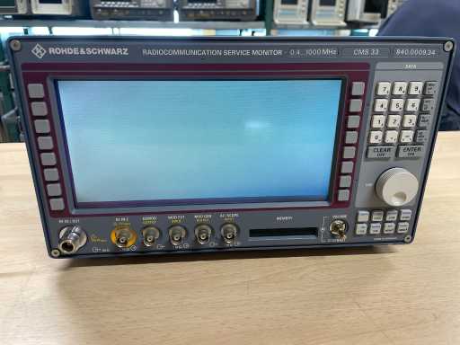 ROHDE & SCHWARZ - CMS 33 - Radiocommunicatietester