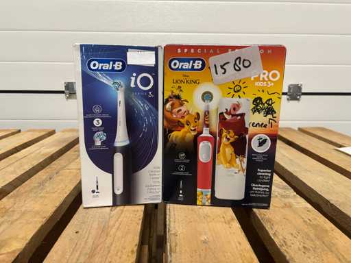 Oral-b – Braun – Zahnbürste – Mundpflege (2x)