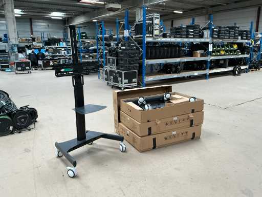 VIVO LINK VLF S3266C Movable Monitor Stand (3x)