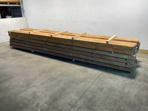 Douglasie Stange fein gesägt 500x10x10 cm (11x)