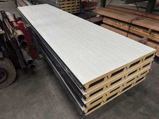 Blachy zewnętrzne ze stalowymi panelami kanapkowymi 5000mm (12x)