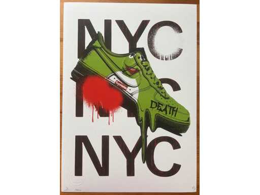 DEATH NYC : Kermit Nike Air Sneaker