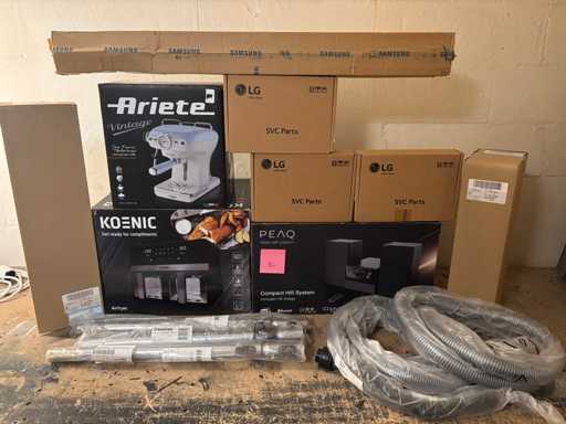 Lot de marchandises retournées