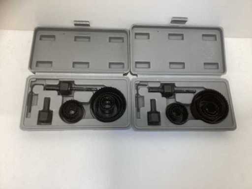 2× Work-it 11-teilige Lochsäge-Set