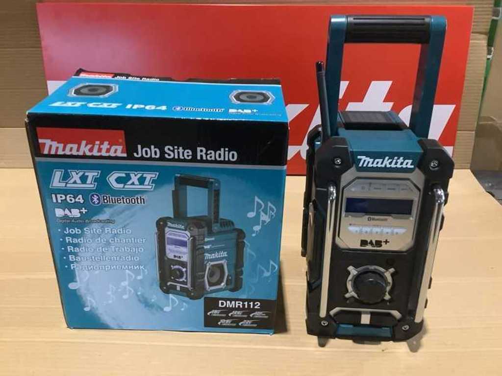 Makita DMR112 Bluetooth/DAB+ Radio budowlane zasilane bateryjnie
