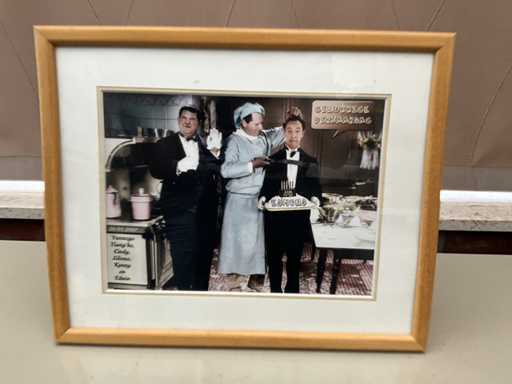 Holzgerüst LAUREL & HARDY