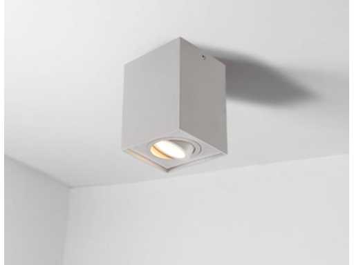 GU10 Luminaire spot monté en surface inclinable 12,5 cm (20x)