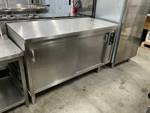 Stainless steel warming cabinet