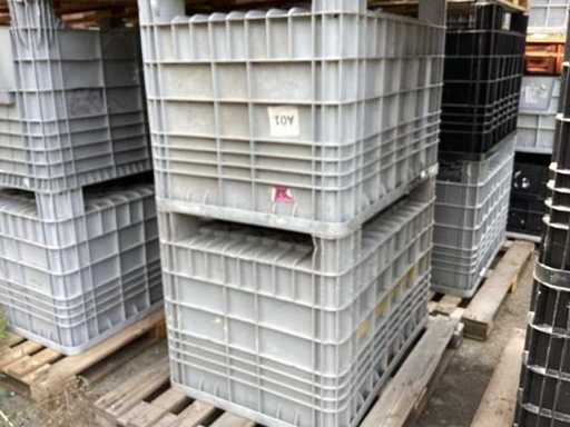 Bins in pvc (2x)