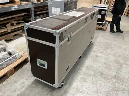 Transportcase mit 4 Lenkrollen