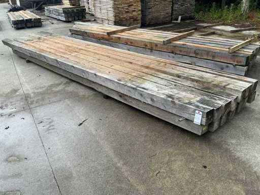 Larch beam 13x13 cm (14x)