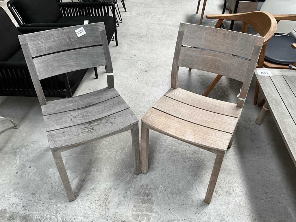 4x houten stoel TRIBU KOS