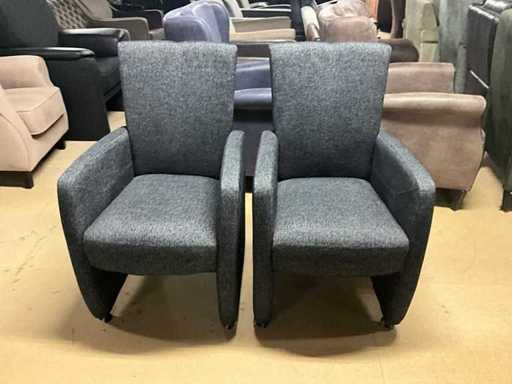 Chaise mobile à manger (2x)