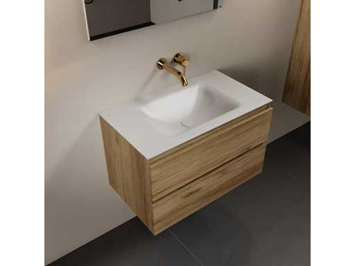 Bathroom cabinet Oak Honey 80cm