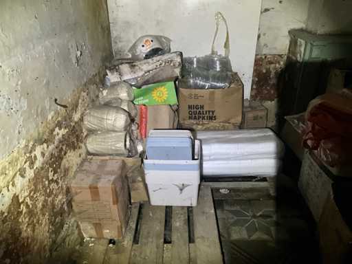 Contenu complet de l’espace du sous-sol avant