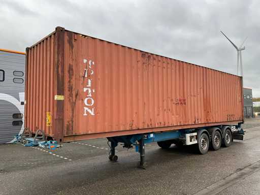 2012 VanHool 3B0079 Container Chassis Met Container