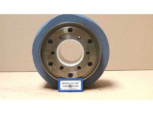 Reishauer RZ 400 / 800 / 1000 - Module 2,5 EW 20° 5GG Cubitron - Dragerflens, inclusief slijpschijfflens