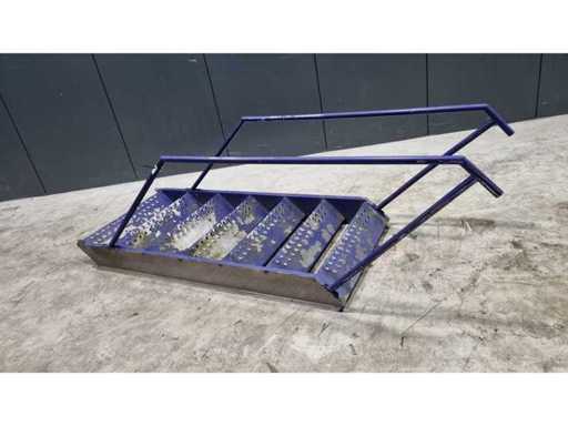 Steel staircase