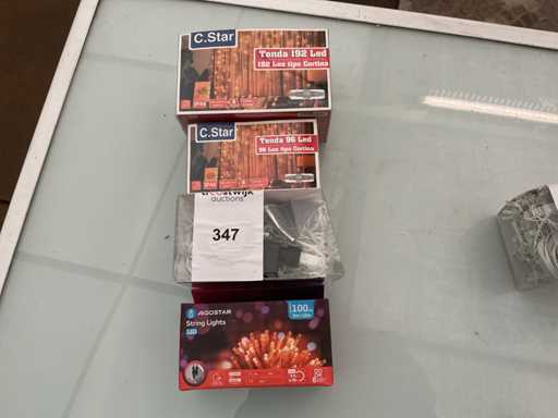 C.Star. IP20+IP44. Innen- / Außenbereich, Weihnachts-LED-Beleuchtung. (4-fach)