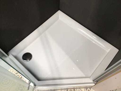 Sealskin Senso Pentagon Shower Tray 100x100