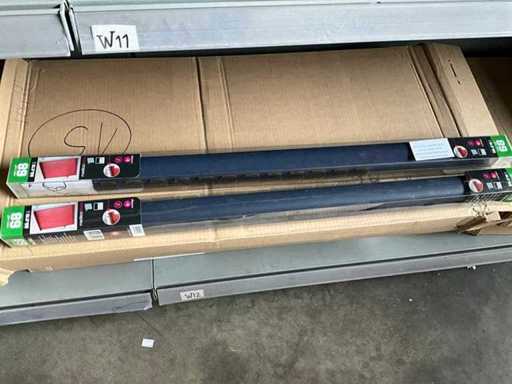 Store-roller Madeco Mini Roll Store, blackout 68 x 215 cm de haut, bleu foncé (18x)