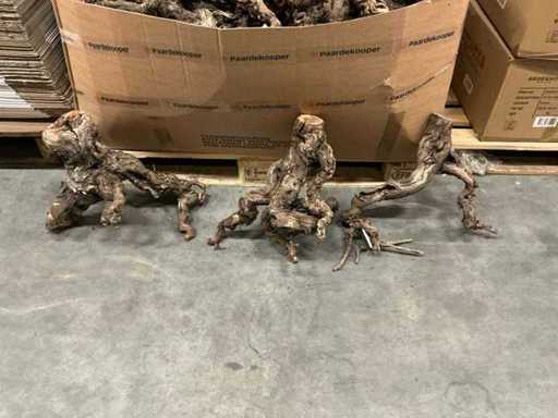 Drewno z partią gałązek 30-35cm naturalne (35x)