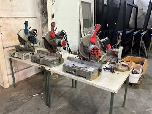 Varias sierras de brazo radial (5x)