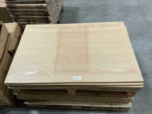 Lot de kraft marron rayé 80x120cm / 50grm 10kg par paquet (160kg)