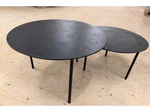 Set van 2 bijzettafels