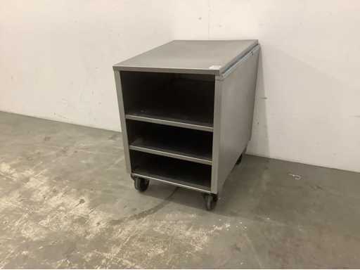 Mobile stainless steel cabinet