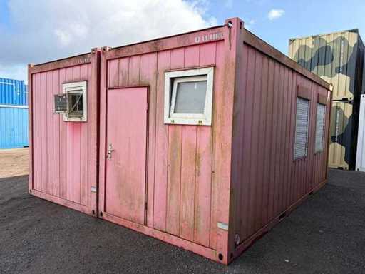 Containex - 20ft. Facilități duble - 20ft. Containere duble / containere rezidențiale (2x)