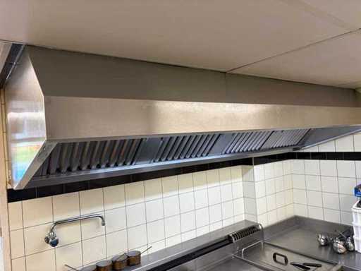 Capot extracteur en acier inoxydable, moteur d’échappement avec thermostat TM2-7.0 Control et papillon des gaz