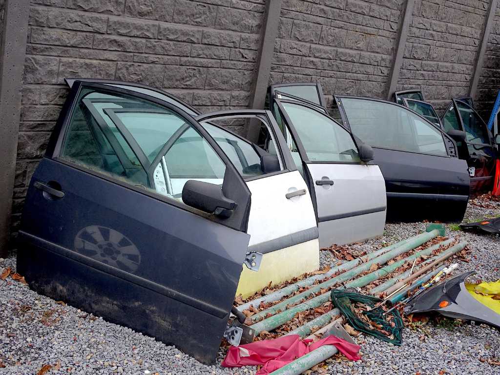 Collection of car doors