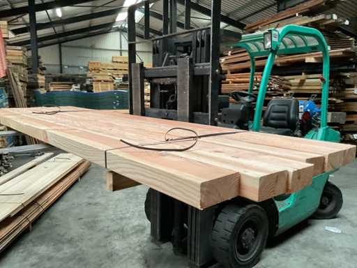 Douglas beam planed - 293x14x6.2 cm (6x)