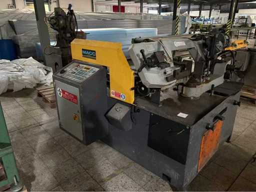 Sega a nastro MACC con alimentazione pneumatica per pezzi da lavoro