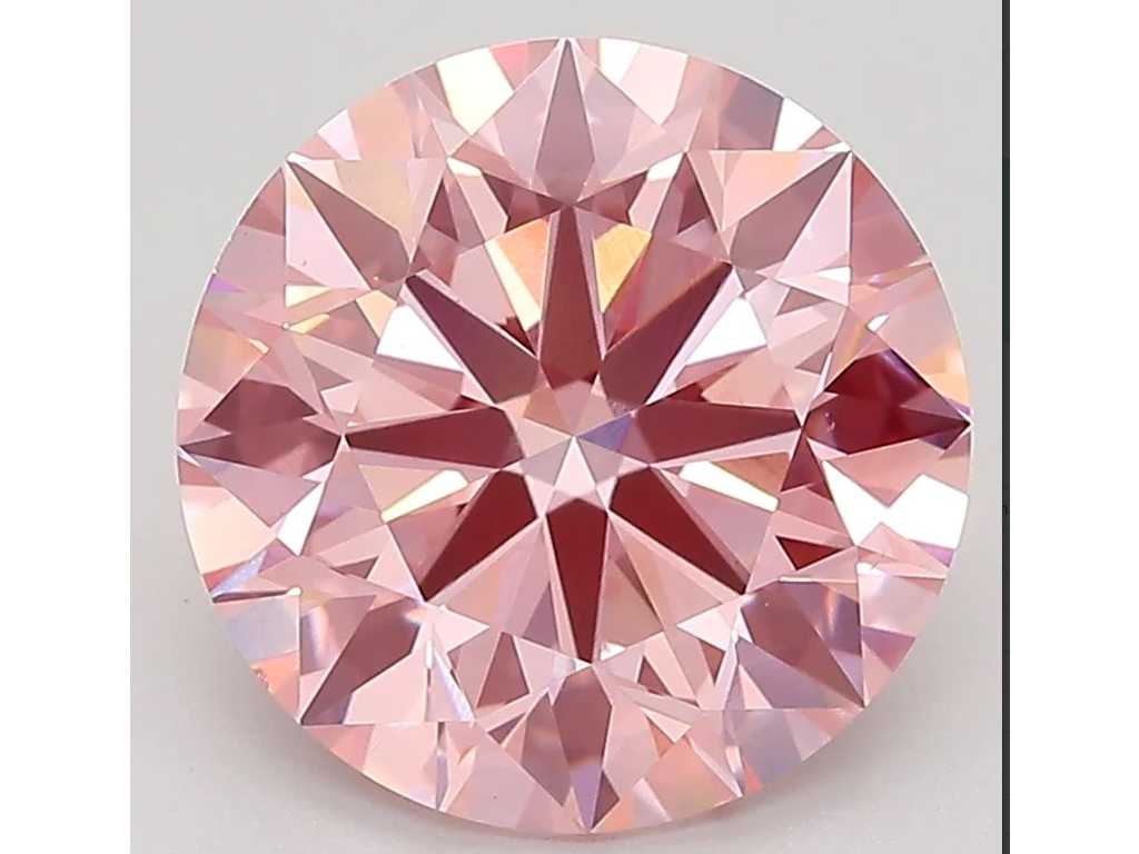 Certified Diamond Fancy Intense Pink VS1 1.50 Cts