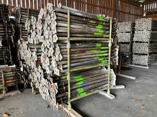 Barele cu suporturi de tavan (3x)