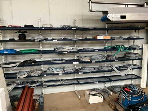 Batch of electricity cables & cords