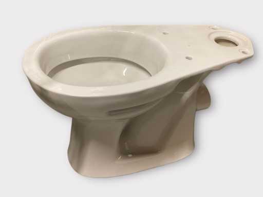 Albă de toaletă în picioare