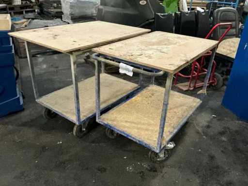 Cărucioare de transport (2x)