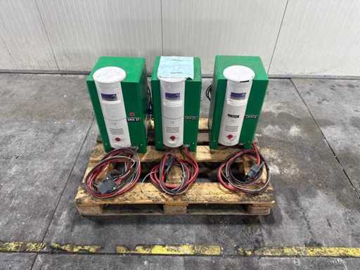 2015 Hoppecke Trak Grundbatterie-Ladegerät (3x)