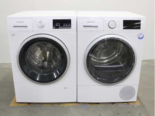 Machine à laver Siemens iQ500 iSensoric iQdrive & Sèche-linge à condensateur auto-nettoyant Siemens iQ500 iSensoric