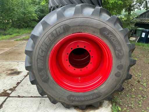 Pneumatico Michelin Axiobib 2 Tractor con cerchio (2x)