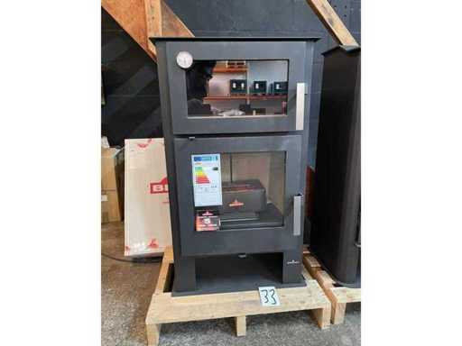 Stufa a legna Bronpi, Gijon H - Con forno - Indipendente