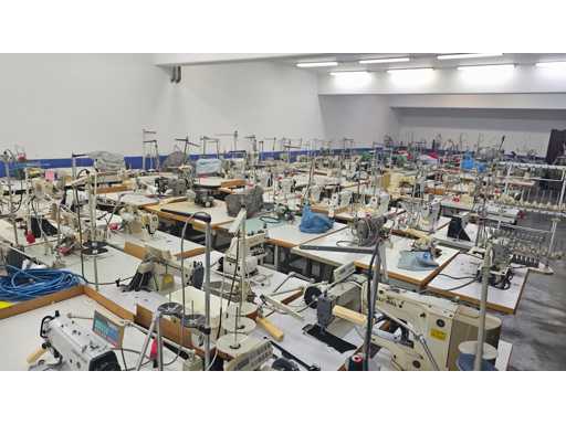   Lot of industrial sewing machines - aprox 100 pcs